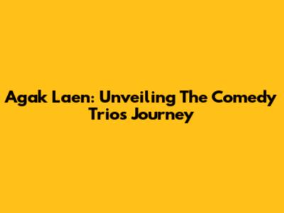 Agak Laen: Unveiling The Comedy Trio's Journey