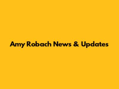 Amy Robach News & Updates