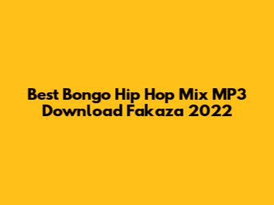 Best Bongo Hip Hop Mix MP3 Download Fakaza 2022