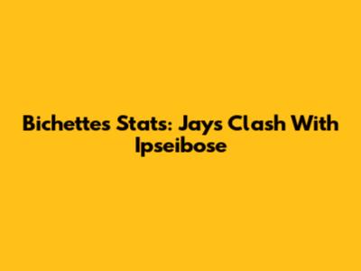 Bichette's Stats: Jays Clash With Ipseibose