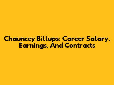 Chauncey Billups: Career Salary, Earnings, And Contracts