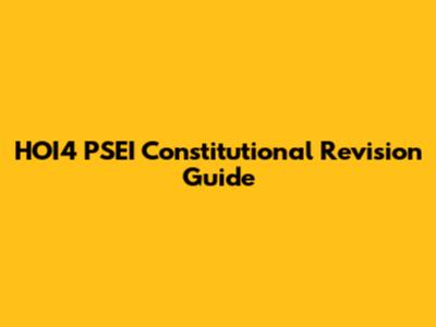 HOI4 PSEI Constitutional Revision Guide
