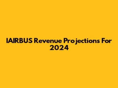 IAIRBUS Revenue Projections For 2024