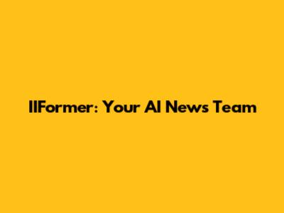 IIFormer: Your AI News Team