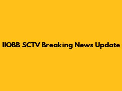 IIOBB SCTV Breaking News Update
