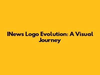 INews Logo Evolution: A Visual Journey