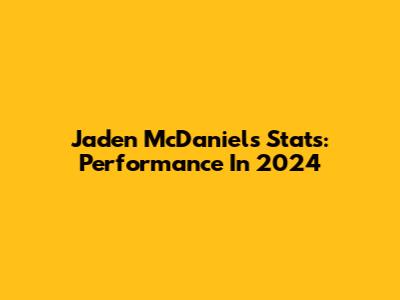Jaden McDaniels Stats: Performance In 2024
