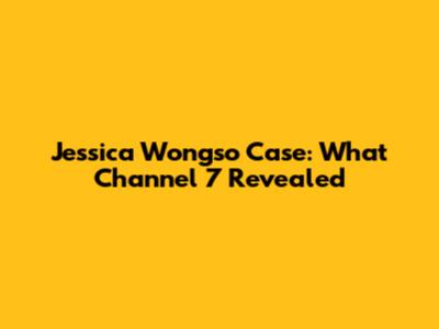 Jessica Wongso Case: What Channel 7 Revealed