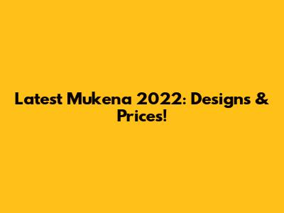 Latest Mukena 2022: Designs & Prices!