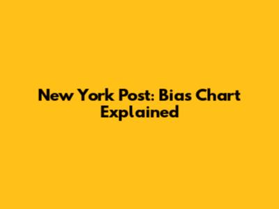 New York Post: Bias Chart Explained
