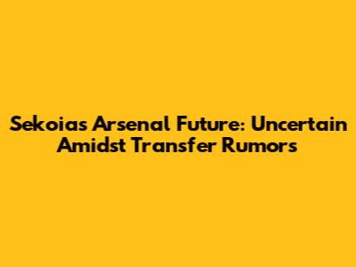 Sekoia's Arsenal Future: Uncertain Amidst Transfer Rumors