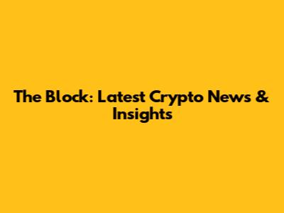 The Block: Latest Crypto News & Insights