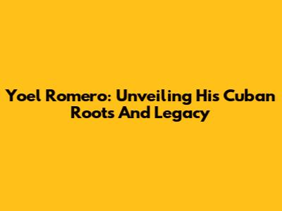 Yoel Romero: Unveiling His Cuban Roots And Legacy